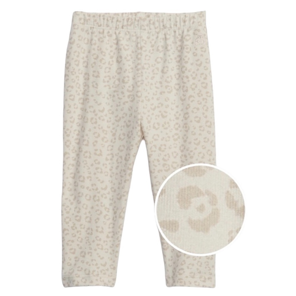Baby Gap organic cotton snow leopard print leggings
